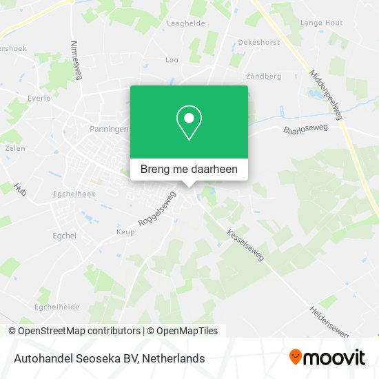 Autohandel Seoseka BV kaart