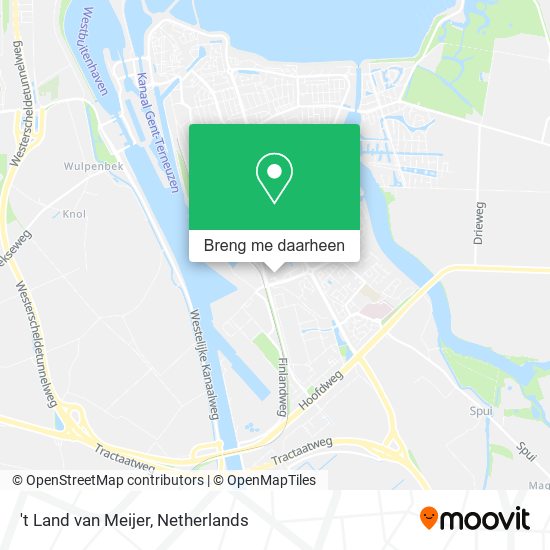 't Land van Meijer kaart