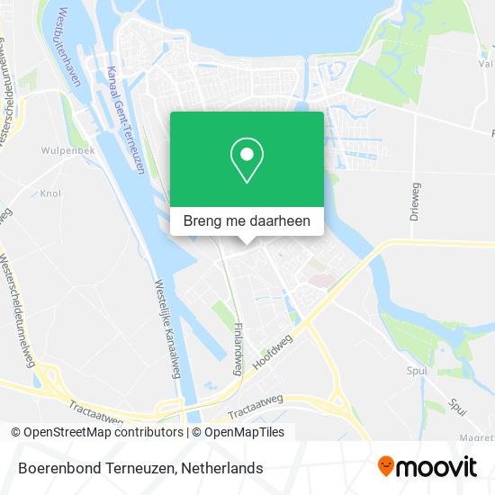 Boerenbond Terneuzen kaart