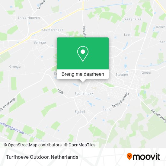 Turfhoeve Outdoor kaart