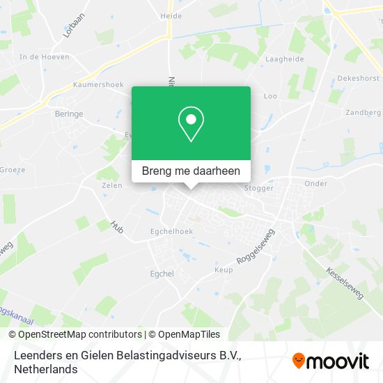 Leenders en Gielen Belastingadviseurs B.V. kaart
