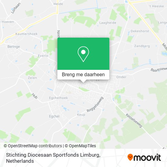 Stichting Diocesaan Sportfonds Limburg kaart