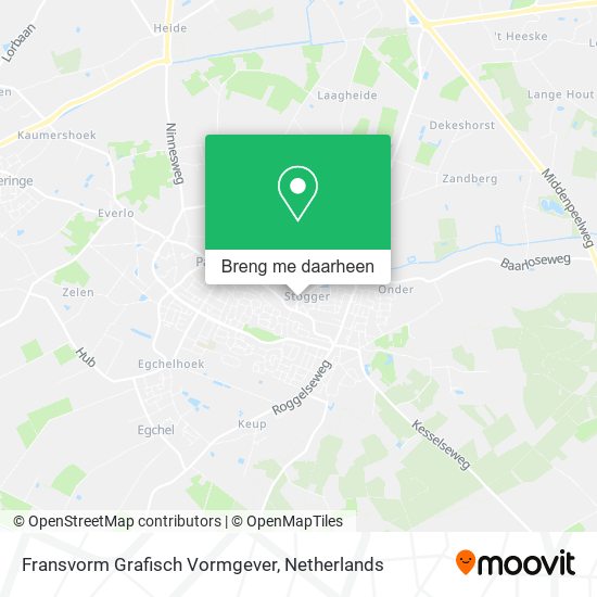 Fransvorm Grafisch Vormgever kaart