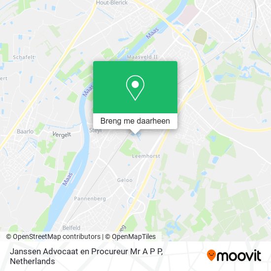 Janssen Advocaat en Procureur Mr A P P kaart