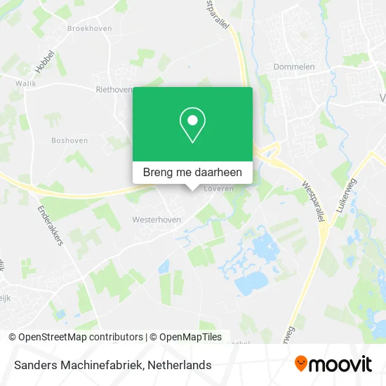 Sanders Machinefabriek kaart