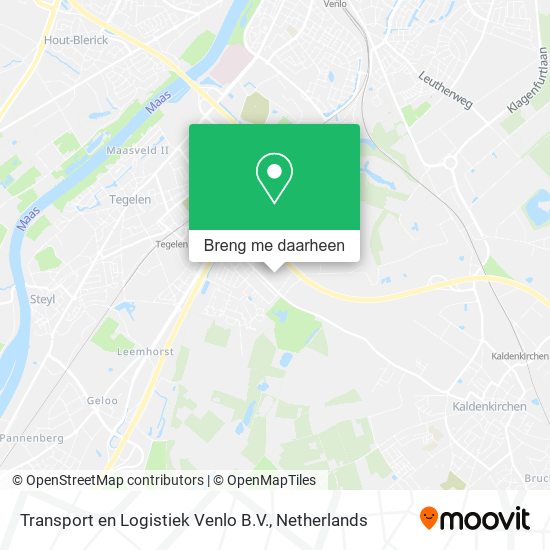 Transport en Logistiek Venlo B.V. kaart