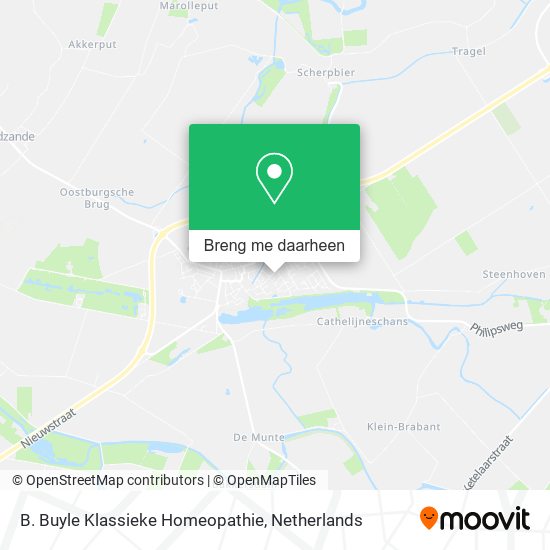 B. Buyle Klassieke Homeopathie kaart