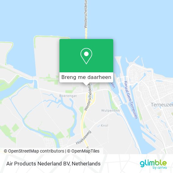 Air Products Nederland BV kaart