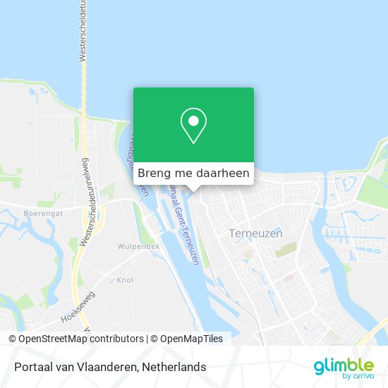 Portaal van Vlaanderen kaart