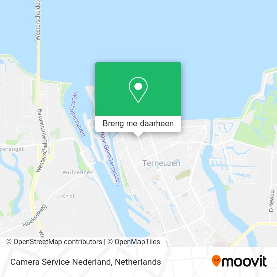 Camera Service Nederland kaart
