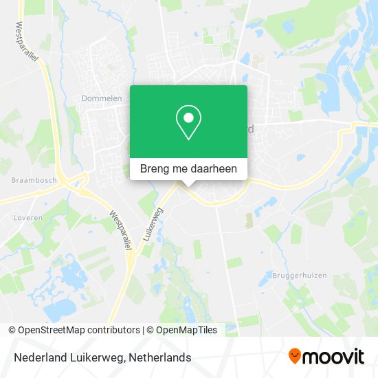 Nederland Luikerweg kaart