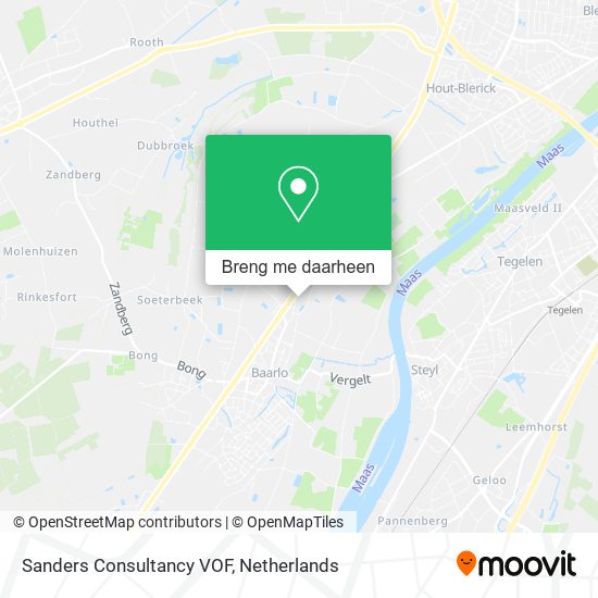 Sanders Consultancy VOF kaart