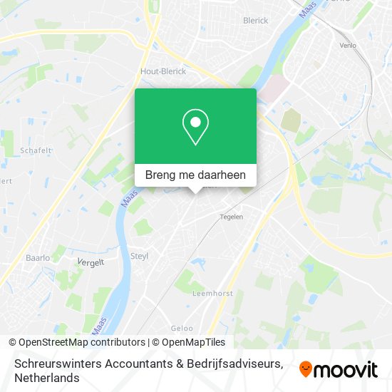 Schreurswinters Accountants & Bedrijfsadviseurs kaart