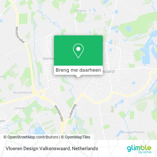 Vloeren Design Valkenswaard kaart