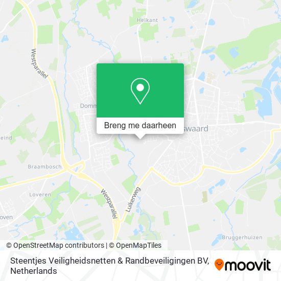 Steentjes Veiligheidsnetten & Randbeveiligingen BV kaart