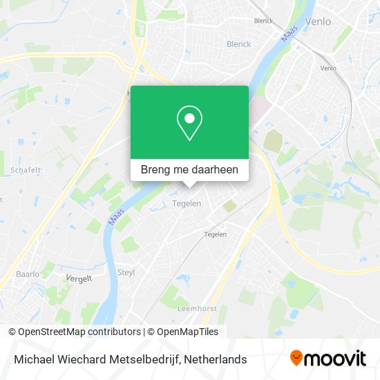 Michael Wiechard Metselbedrijf kaart