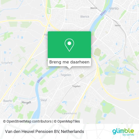 Van den Heuvel Pensioen BV kaart