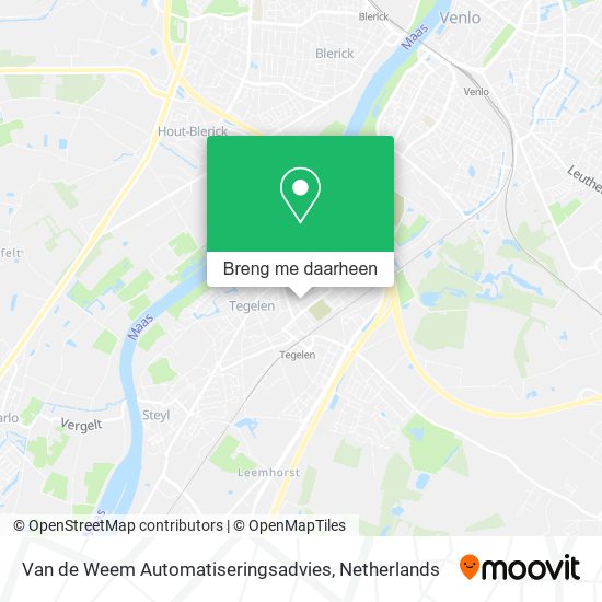 Van de Weem Automatiseringsadvies kaart