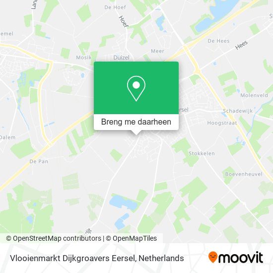 Vlooienmarkt Dijkgroavers Eersel kaart