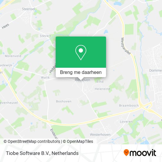 Tiobe Software B.V. kaart