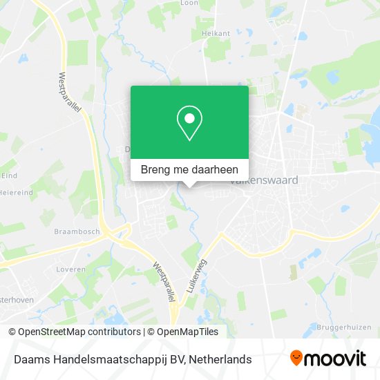 Daams Handelsmaatschappij BV kaart