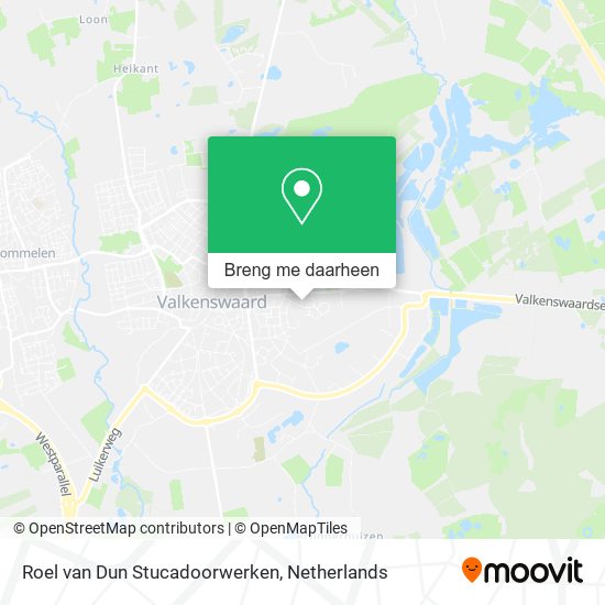 Roel van Dun Stucadoorwerken kaart