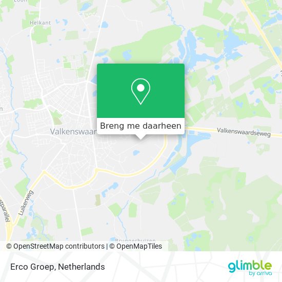 Erco Groep kaart