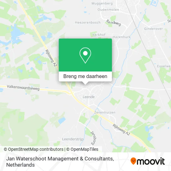 Jan Waterschoot Management & Consultants kaart