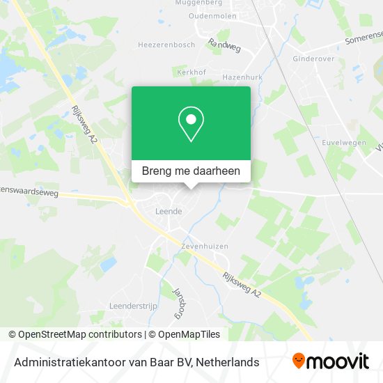 Administratiekantoor van Baar BV kaart