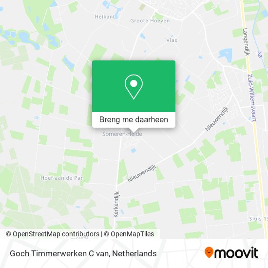 Goch Timmerwerken C van kaart