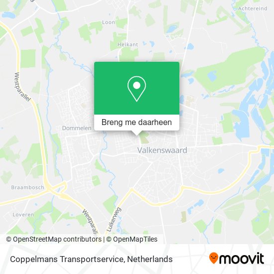 Coppelmans Transportservice kaart