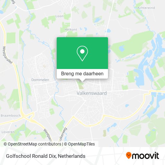 Golfschool Ronald Dix kaart