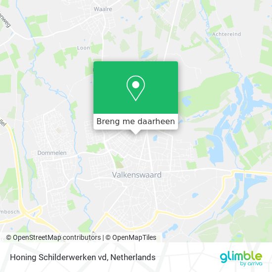 Honing Schilderwerken vd kaart