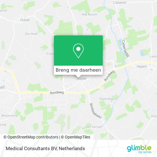 Medical Consultants BV kaart