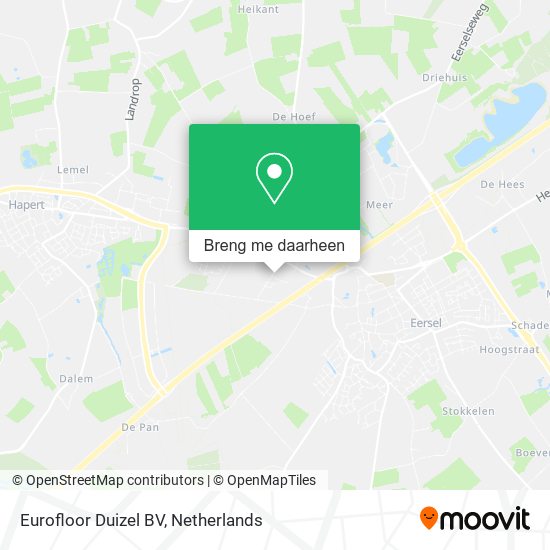 Eurofloor Duizel BV kaart