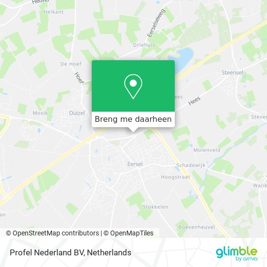 Profel Nederland BV kaart