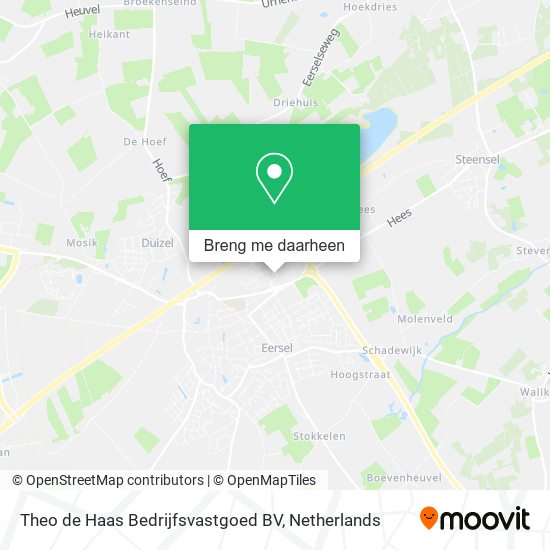 Theo de Haas Bedrijfsvastgoed BV kaart