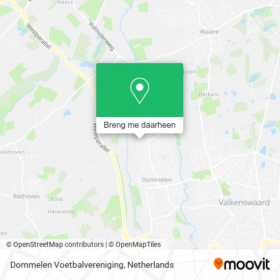 Dommelen Voetbalvereniging kaart