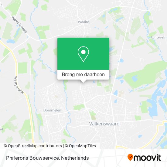 Phiferons Bouwservice kaart