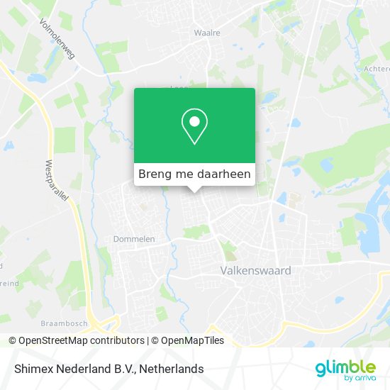 Shimex Nederland B.V. kaart