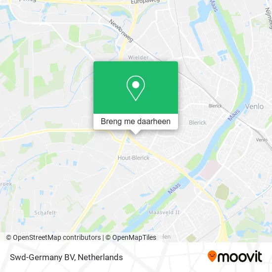 Swd-Germany BV kaart