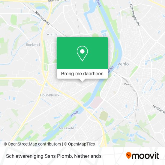 Schietvereniging Sans Plomb kaart