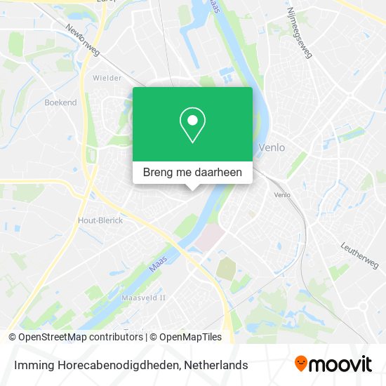 Imming Horecabenodigdheden kaart