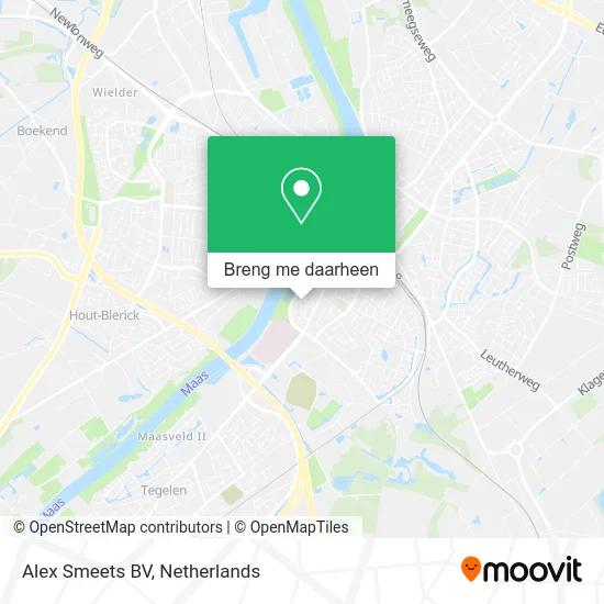 Alex Smeets BV kaart