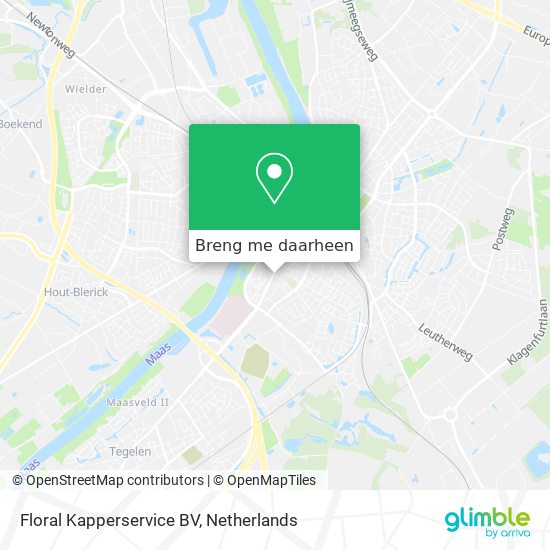 Floral Kapperservice BV kaart