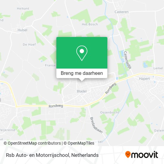 Rsb Auto- en Motorrijschool kaart