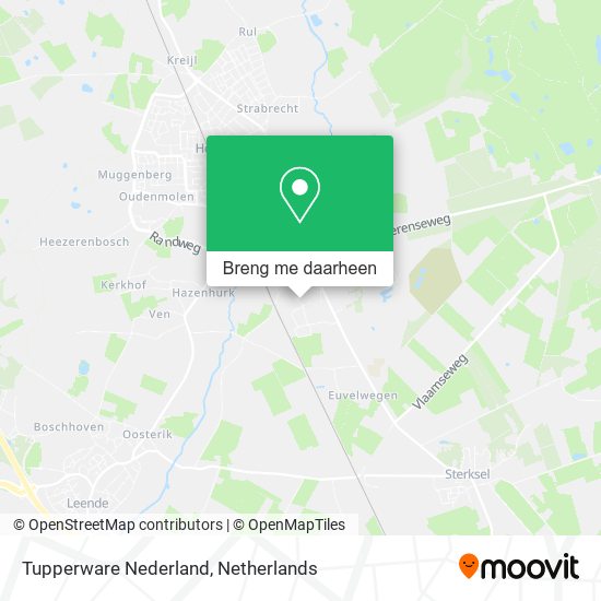 Tupperware Nederland kaart