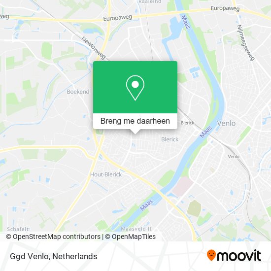 Ggd Venlo kaart