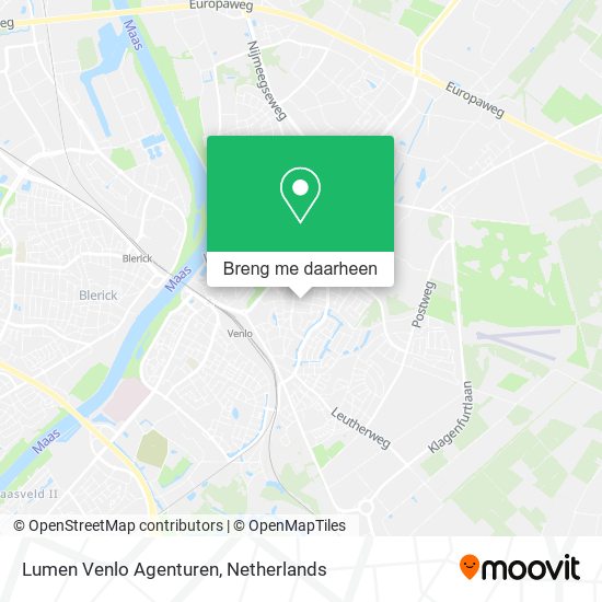 Lumen Venlo Agenturen kaart