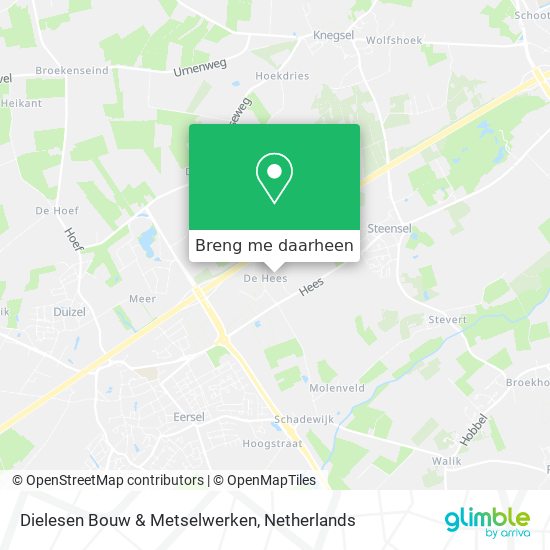 Dielesen Bouw & Metselwerken kaart